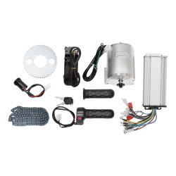 Bešepetėlio variklio komplektas 48-72V 3000W su valdikliu ir akseleratoriumi keturračiui, paspirtukui, dviračiui ar moto DIY KRO