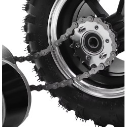 Kit conversion DIY 2 moteurs, contrôleur et accélérateur, pneus gonflables pour Go Kart et fauteuil roulant KROXNE - 4 Kit de co