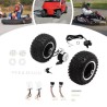 DIY konverteringssæt 2 motorer, controller og gasgreb, luftdæk til Go Kart og kørestol KROXNE - 8 Konverteringssæt til DIY-proje