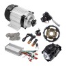 Kit för elektrisk trehjuling 48V 500W 750W med borstlös motor, styrenhet och gasreglage KROXNE - 1  Lämpligt för 48V-konverterin