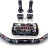 Guidon compétition 1-1/8" avec poignées pro pour vélo, ATV et Quad Kayo BSE CRF KLX KROXNE - 2  Adapté aux vélos, ATV et Quad Ka