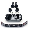 Guidon compétition 1-1/8" avec poignées pro pour vélo, ATV et Quad Kayo BSE CRF KLX KROXNE - 3  Adapté aux vélos, ATV et Quad Ka