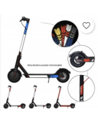 Reflekterende klistermærker, der skal ses, mens du kører på din elektriske scooter.